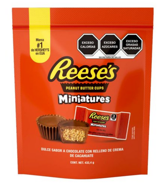 Chocolates Reese's Miniaturas 432.4 g - .