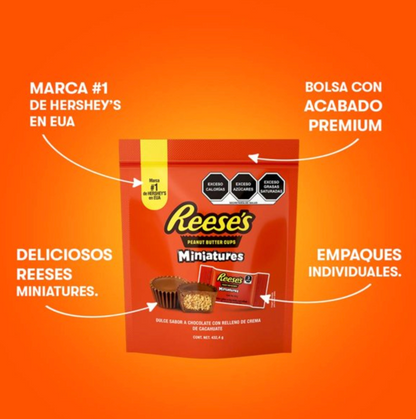 Chocolates Reese's Miniaturas 432.4 g - .
