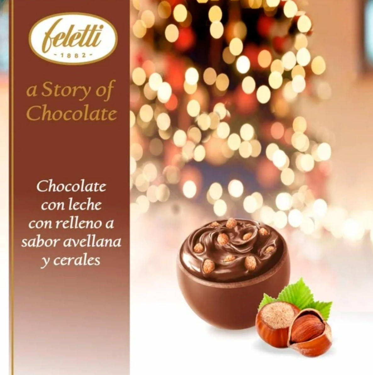 Chocolates Sorini Sabor Avellana y Cereales 1 pza 280 g -.
