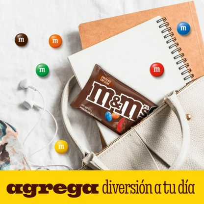 M&Ms Chocolates con leche 8 piezas de 43.8 g - .