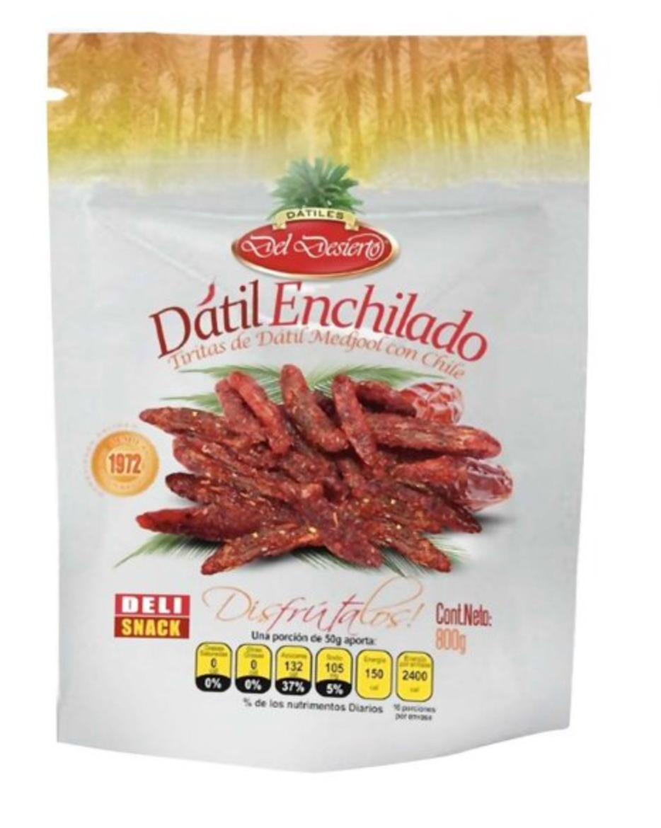 Dátil Del Desierto Enchilado 800 grs -.