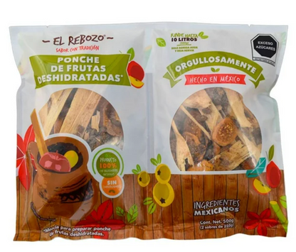 Ponche de Frutas El Rebozo 500 gr -.