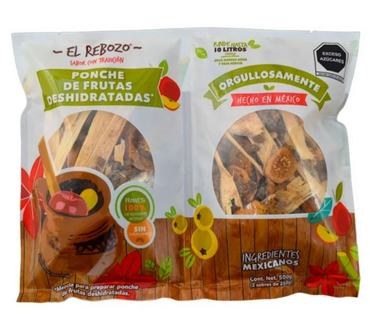 Ponche de Frutas El Rebozo 500 gr -.
