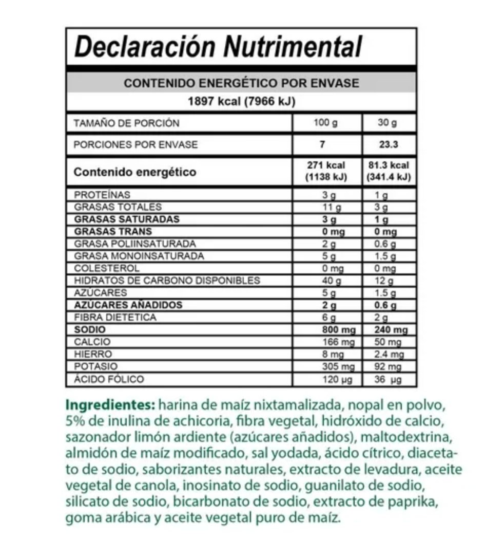 Snack Susalitas Susalia Flama 700 g - .