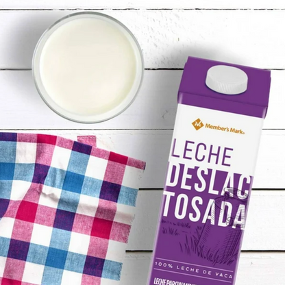 Leche Deslactosada Member's Mark 12 pzas de 1 l c/u - .