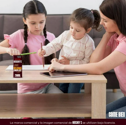 Leche Hershey's Delicious Chocolate 24 pzas 200 ml c/u - .