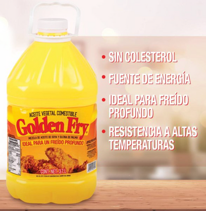 Aceite Vegetal Comestible Golden Fry 3.7 l -.
