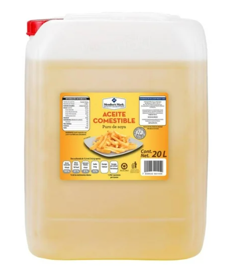 Aceite Vegetal Member's Mark Puro de Soya 20 L - .