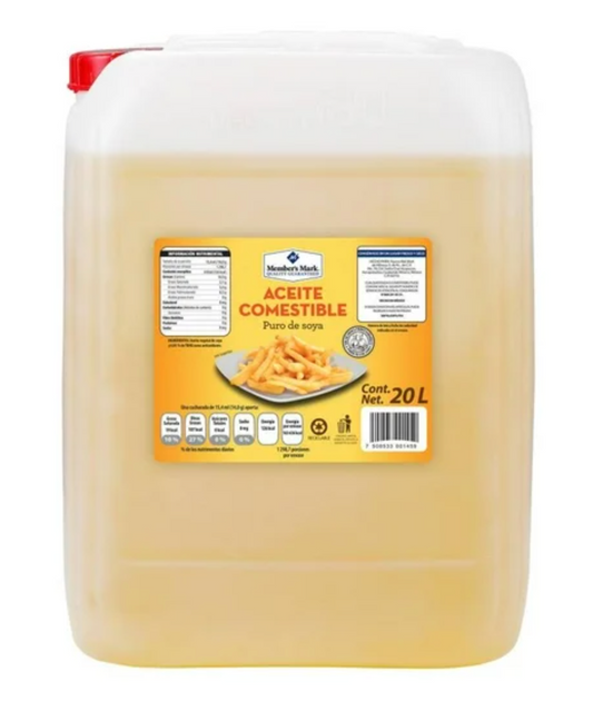 Aceite Vegetal Member's Mark Puro de Soya 20 L - .