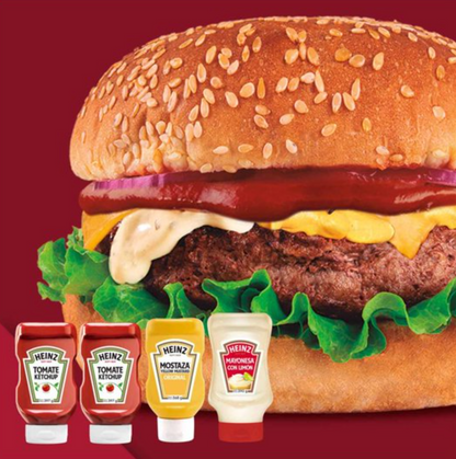 Burger Pack Heinz 4 pzas -.