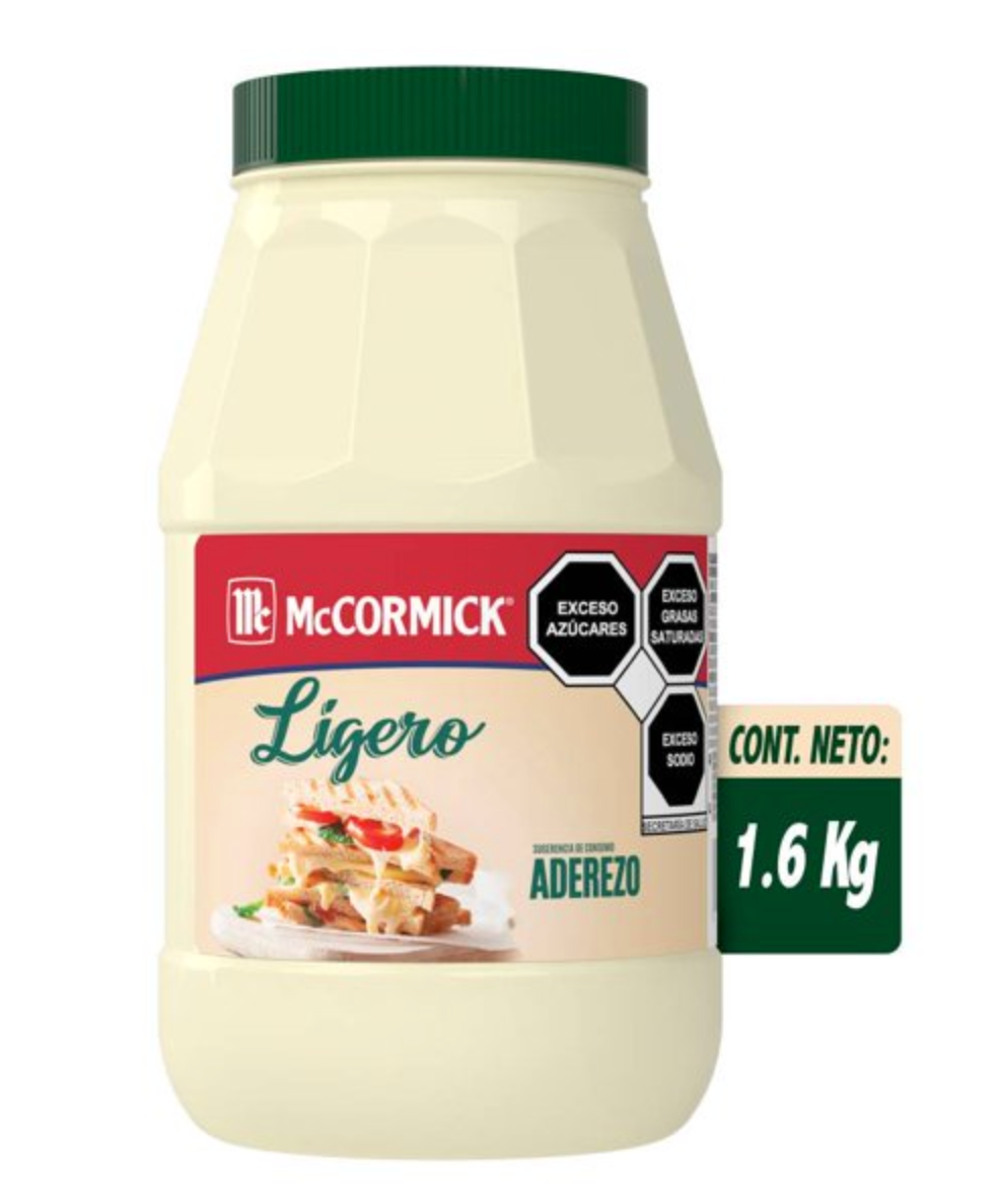 Aderezo mccormick Ligero 1.6 Kg - .