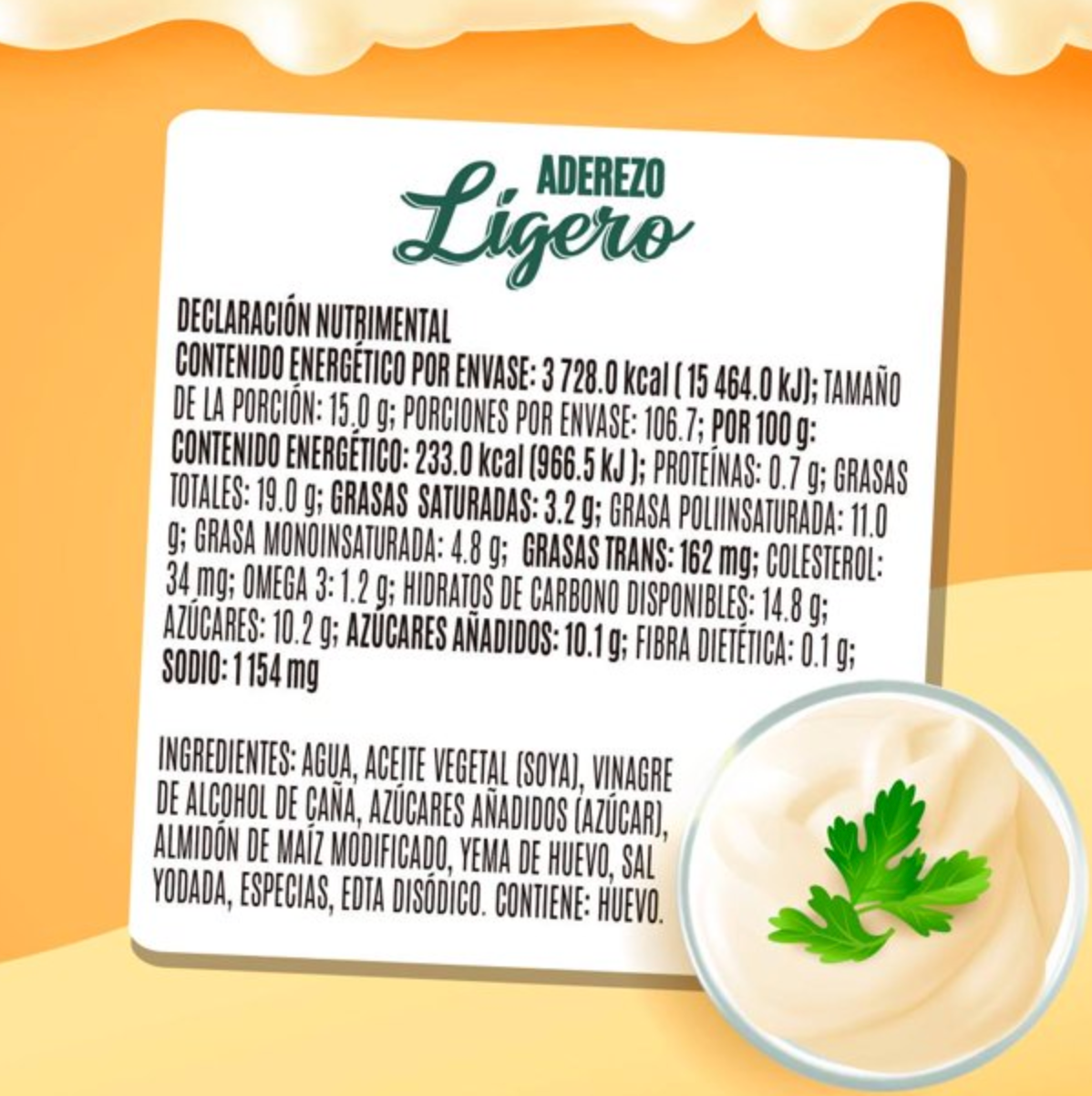Aderezo mccormick Ligero 1.6 Kg - .