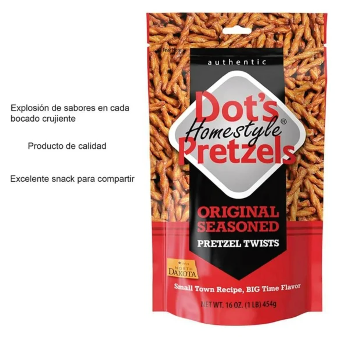 Galletas Homestyle Dots Pretzels Saladas 992 g - .