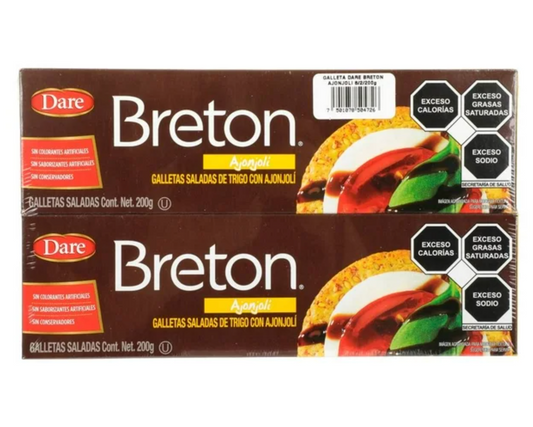 Galletas Dare Breton de Ajonjolí 2 pzas 200 g c/u - .