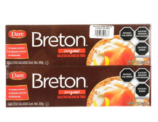 Galletas Dare Breton Original 2 pzas 200 g c/u - .