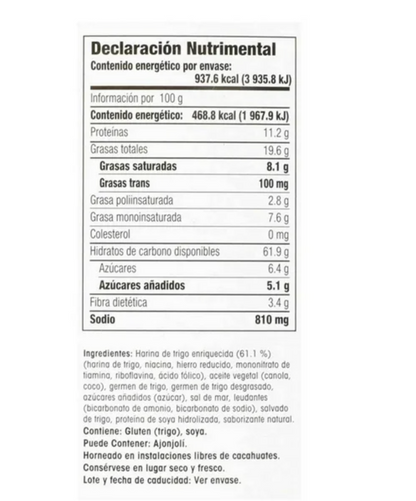 Galletas Dare Breton Original 2 pzas 200 g c/u - .