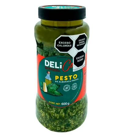 Pesto de Albahaca Délico Estilo Genovés 600 g -.