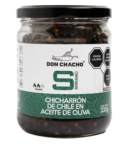 Chicharrón de Chile Don Chacho Serrano 330 g - .