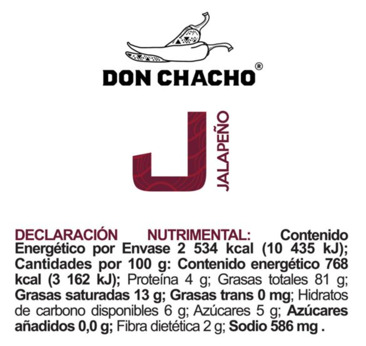 Chicharrón de Chile en Aceite de Oliva Don Chacho 330 g -.