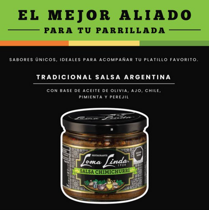 Salsa Loma Linda Chimichurri 315 g -.