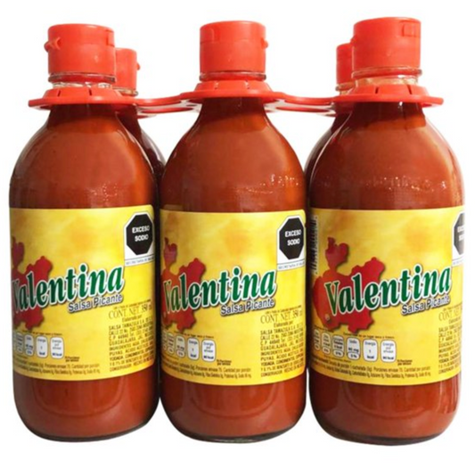 Salsa Picante Valentina 6 pzas de 350 ml c/u -.