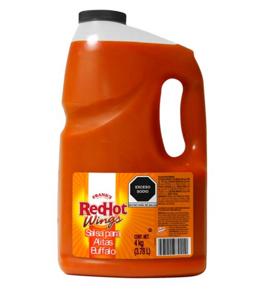 Salsa para Alitas Frank's RedHot Wing Buffalo 3.78 l -.