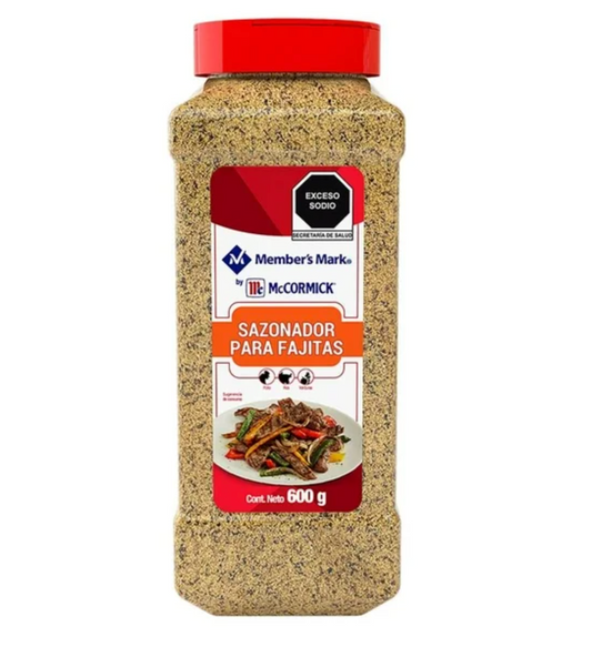 Sazonador para Fajitas Member's Mark by McCormick 600 g -.