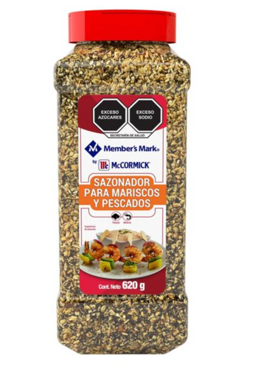Sazonador para Mariscos y Pescados Member's Mark by McCormick 620 g -.