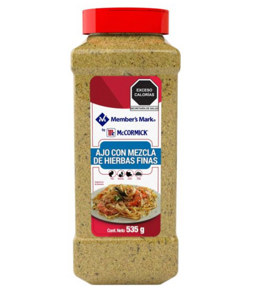 Ajo con Mezcla de Hierbas Finas Member's Mark by McCormick 535 g -.
