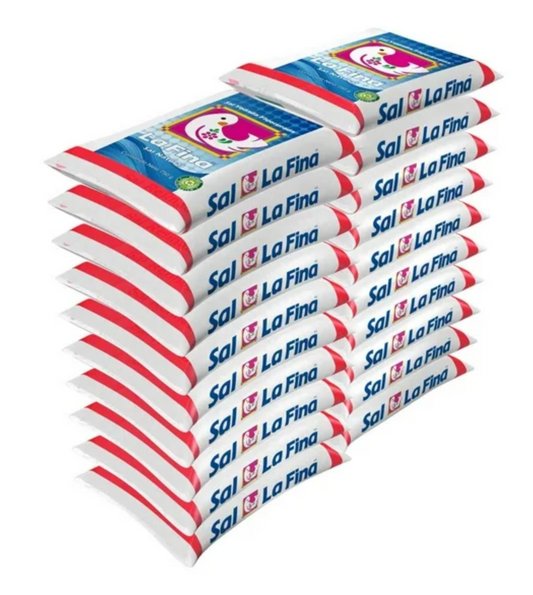 Sal de Mesa La Fina 20 pzas de 750 g c/u - .