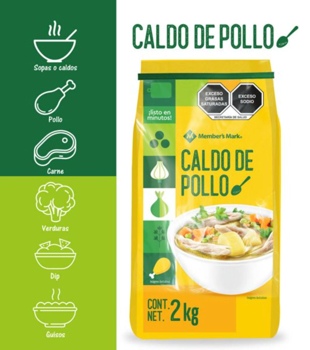 Caldo de Pollo Member's Mark 2 kg - .
