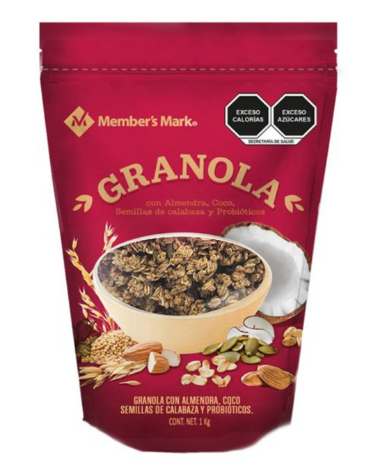 Granola Member's Mark con Probioticos 1 kg