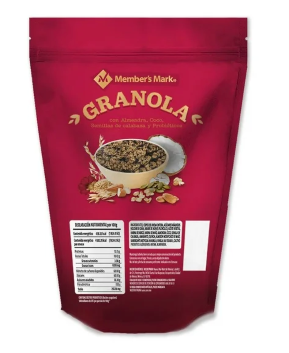 Granola Member's Mark con Probioticos 1 kg