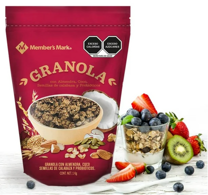 Granola Member's Mark con Probioticos 1 kg