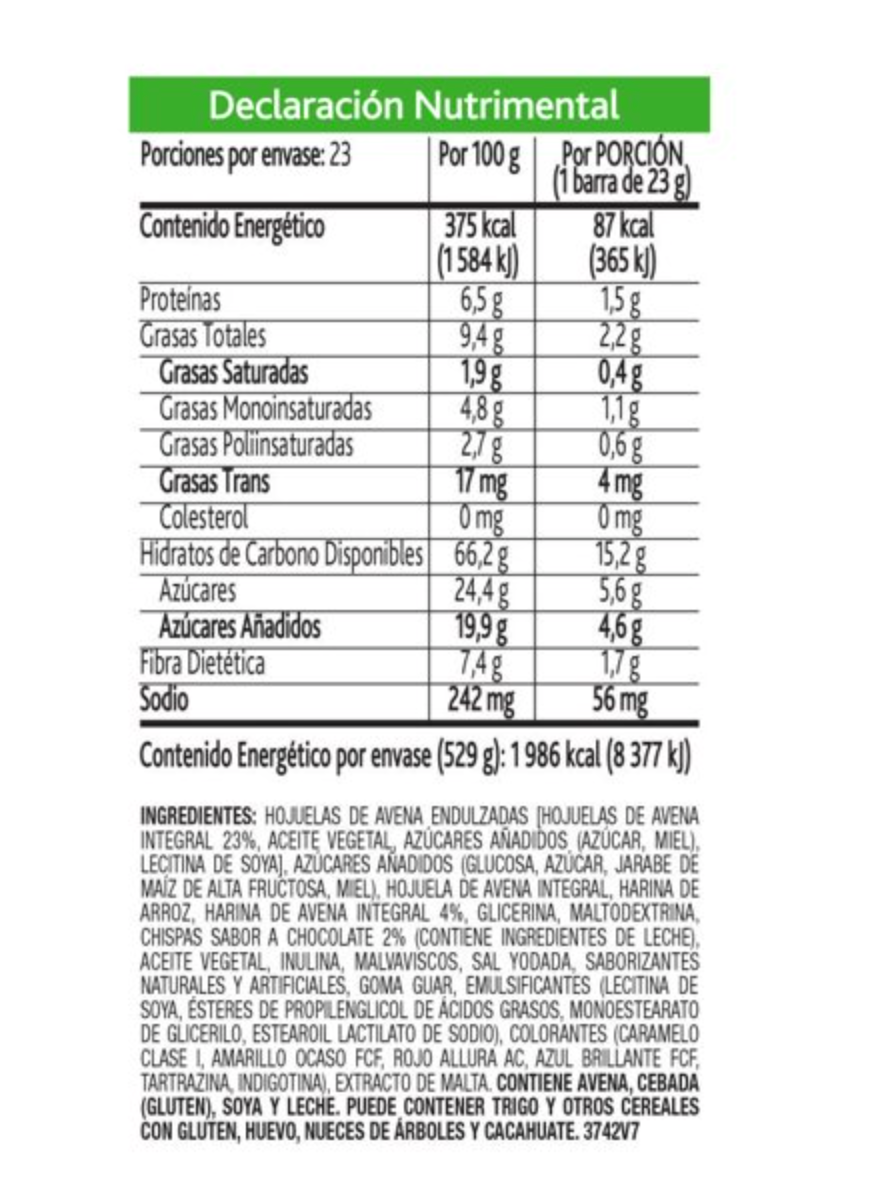 Barra Quaker Stila Chocolate 23 pzas de 23 g c/u - .