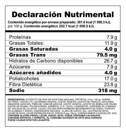 Brownies Fiber One Sabor Chocolate 24 pzas de 25 g c/u - .