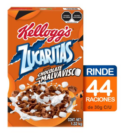 Cereal Kellogg's Zucaritas Sabor Chocolate con Malvaviscos 1320 g - .