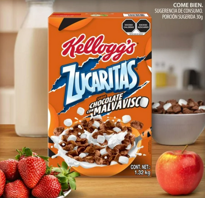 Cereal Kellogg's Zucaritas Sabor Chocolate con Malvaviscos 1320 g - .