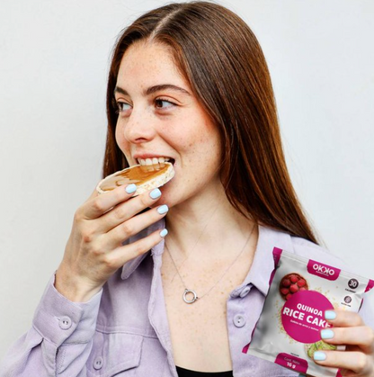 Galletas Okko SuperFoods Rice Cake Arroz y Quinoa 32 pzas - .