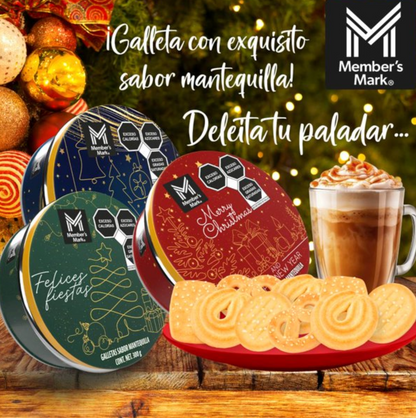 Galletas Member's Mark Danesas 3 pzas 300 g c/u - .
