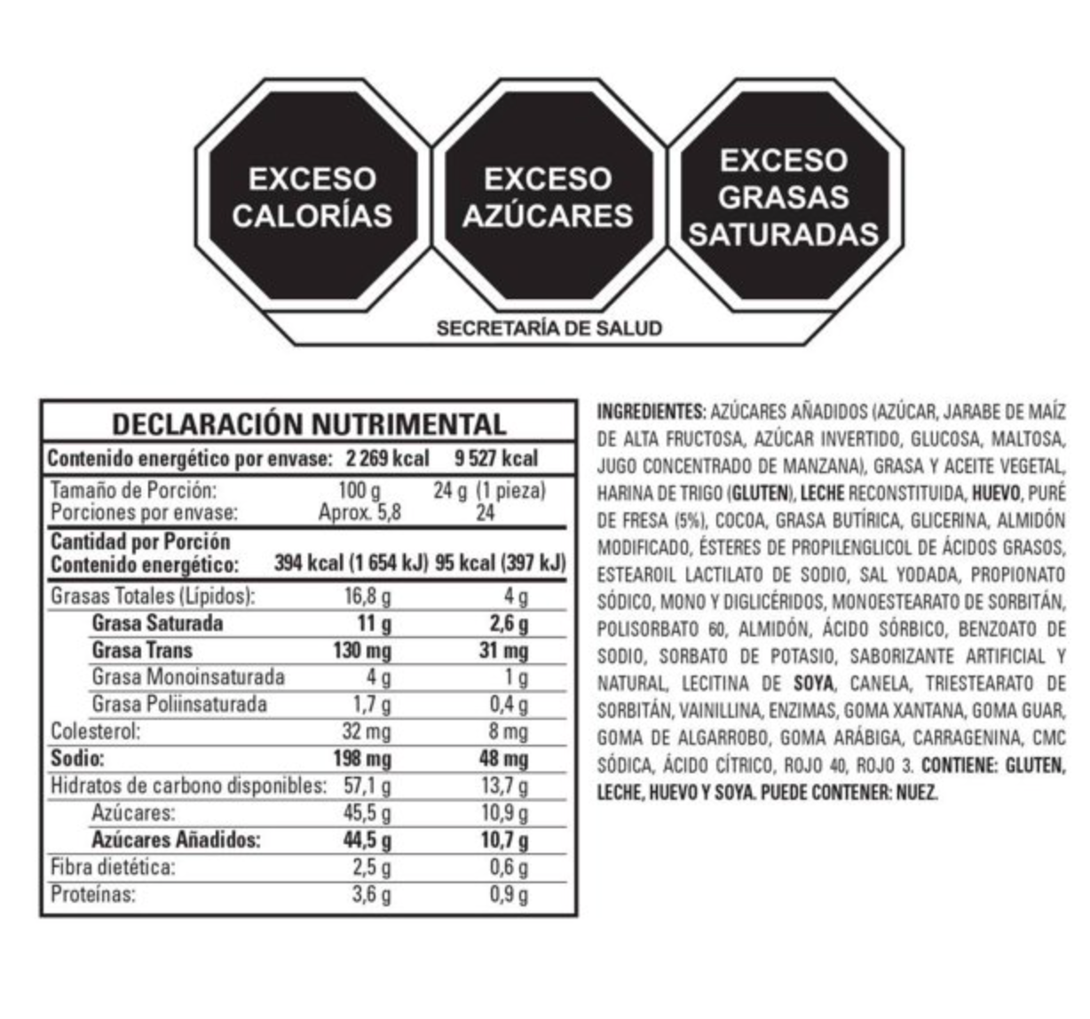 Mini Gansito Marinela 24 pzas - .