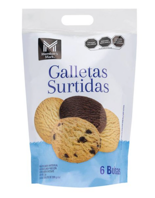 Galleta Polvorón Member's Mark Variedad de Sabores 1.2 kg - .