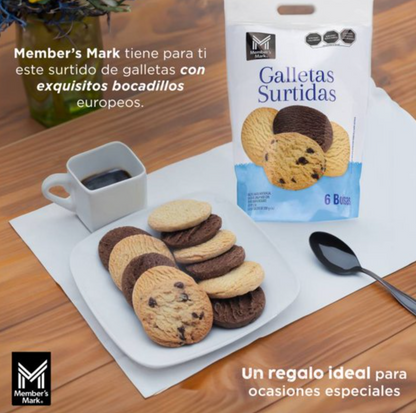 Galleta Polvorón Member's Mark Variedad de Sabores 1.2 kg - .
