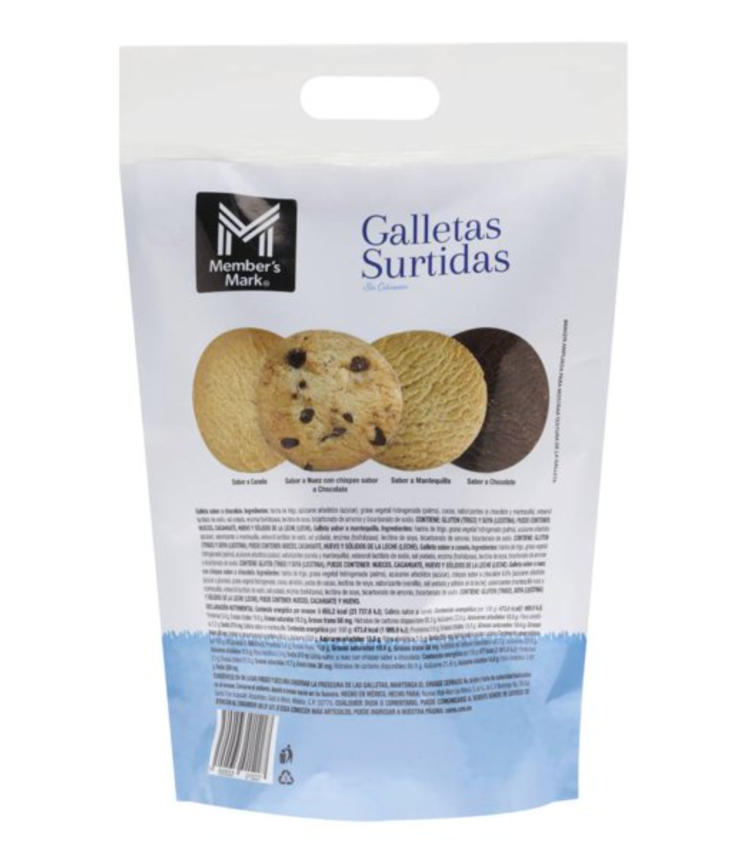 Galleta Polvorón Member's Mark Variedad de Sabores 1.2 kg - .