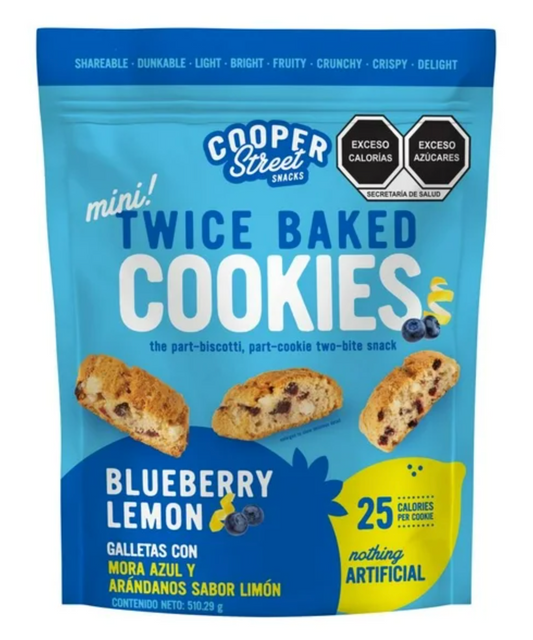 Mini Galletas Cooper Street Blueberry Lemon 510 g - .