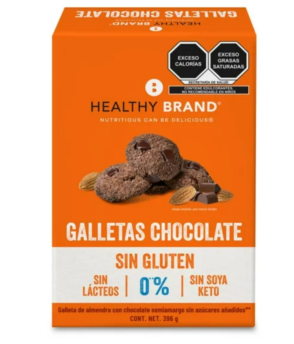 Galletas Healthy Brand Sabor Chocolate 396 g - .