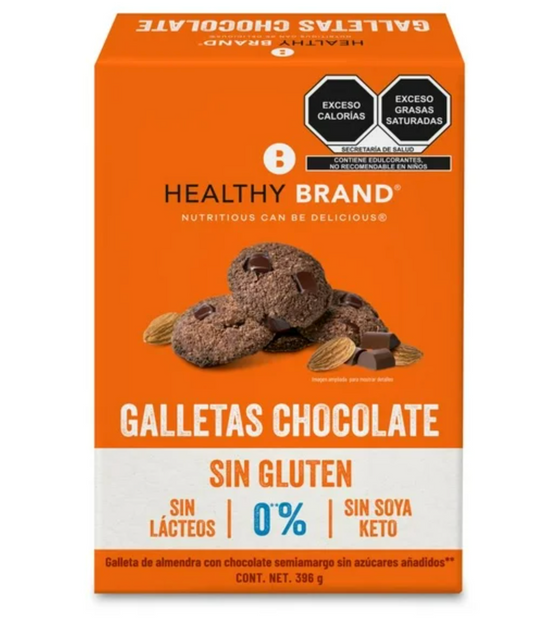 Galletas Healthy Brand Sabor Chocolate 396 g - .
