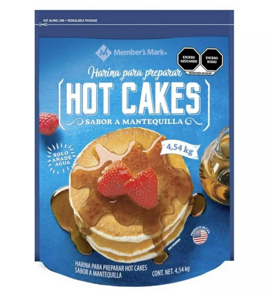 Harina Member's Mark para Hot Cakes Sabor Mantequilla 4.54 kg -.
