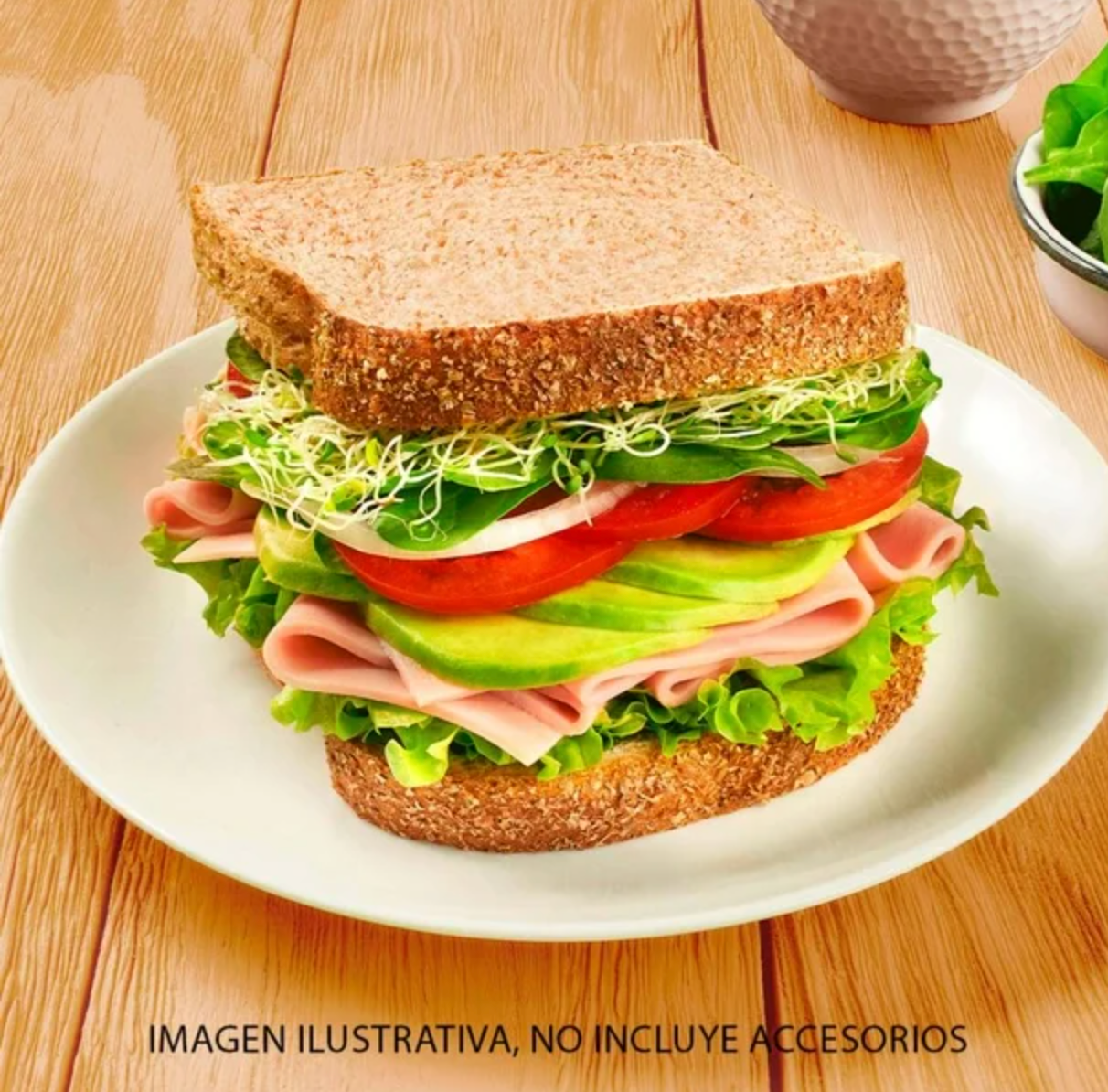 Pan de Caja Bimbo Integral 620 g -.