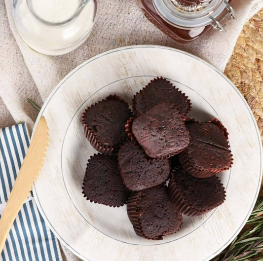Mini Brownies de Chocolate 27 pzas -.